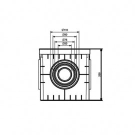 PODNA PVC KUTIJA 20X20 MD9140