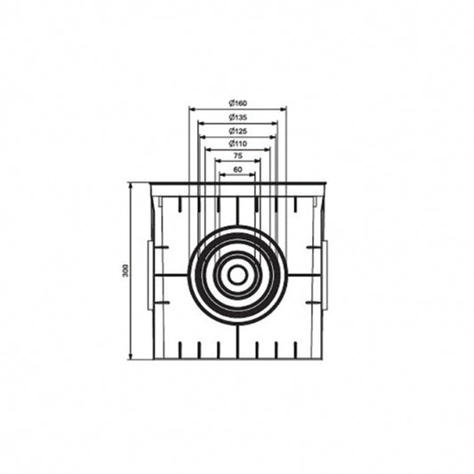 PODNA PVC KUTIJA 30X30X30 MD9100