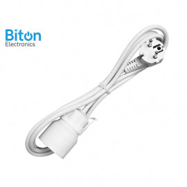 PRIKLJUCNI KABL SA UTIKACEM I NATIKACEM BELI 3 met 3x1mm (ET10600)