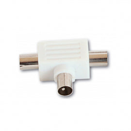 RACVA PVC 1/2, F KONEKTOR-2xRF ZENSKI 1XRF MUSKI, (0194)