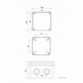 KUTIJA IP 65 MD9052 110X110X74 ABS