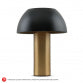 RL STONA LAMPA HN2575-CU/G MATT BLACK + BRASS + GOLDEN