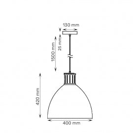 RL VISILICA HN8100-B/CU/G MATT BLACK + BRASS + GOLDEN