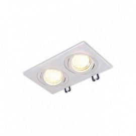 ROZETNA 709 2*GU10 BELA