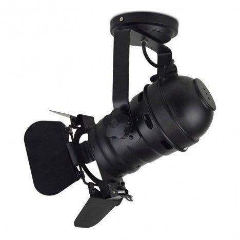 RUSTIK 107 PLAFONSKA SPOT LAMPA 1*E27 CRNA