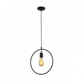 RUSTIK 115 VISILICA 1*E27 CRNA