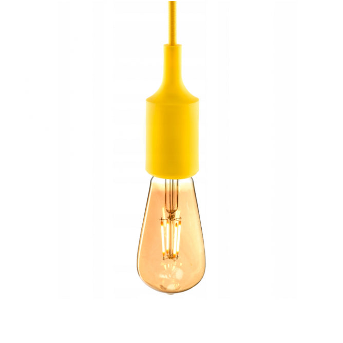 RUSTIK 119 VISILICA 1*E27 ZUTA pvc