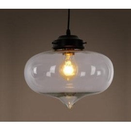 RUSTIK 13 VISILICA DD-0509 1*E27 BLACK/CLEAR GLASS