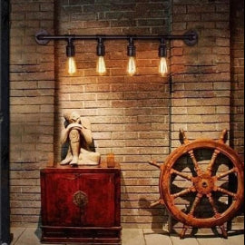 RUSTIK 29 ZIDNA LAMPA W0021-4 4*E27 cupreous