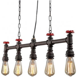 RUSTIK 37 LUSTER P0048-5A 5*E27 rust