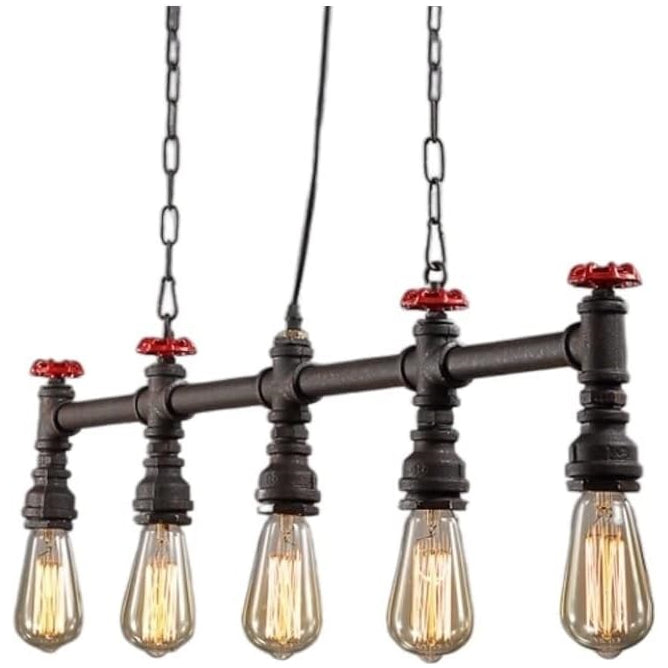 RUSTIK 37 LUSTER P0048-5A 5*E27 rust