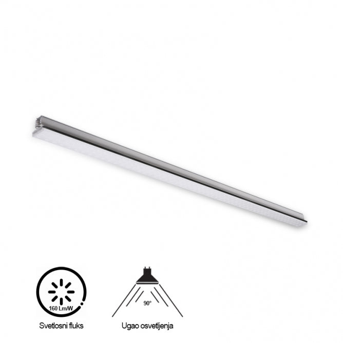 SINSKA SVETILJKA JM-4072 12-27W 4000K 90° 600mm CRNA