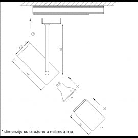 SINSKI REFLEKTOR JM-19420 1*GU10 BELI