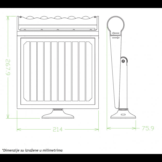SOLARNA LED SVETILJKA LD-SSL-8W