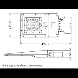 SOLARNA LED ULICNA SVETILJKA A01 15W