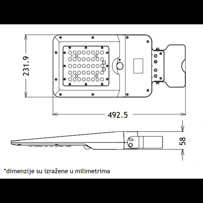 SOLARNA LED ULICNA SVETILJKA A01 15W