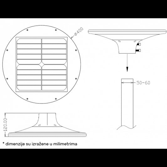 SOLARNA LED ULICNA SVETILJKA LD-SGL-20W