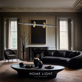 SOLEA 1 LUSTER 36W 3000/4000/6000K CRNA/ZLATO