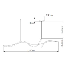 SOLEA 12 LUSTER 24W 3000K BELA