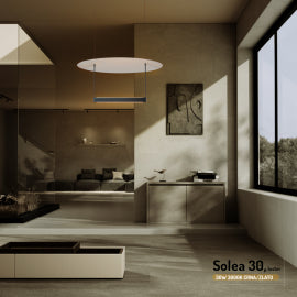 SOLEA 30 LUSTER 30W 3000K CRNA/ZLATO