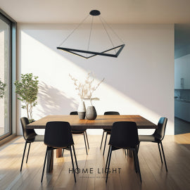 SOLEA 43 LUSTER 40W 3000/4000/6000K CRNA DIM