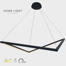 SOLEA 43 LUSTER 40W 3000/4000/6000K CRNA DIM
