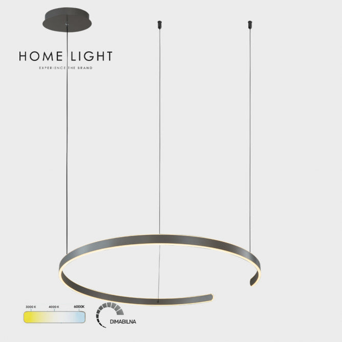 SOLEA 44 LUSTER 48W 3000/4000/6000K SIVA DIM