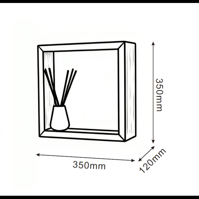 SOLEA 48 ZIDNA LAMPA 16W 3000K DRVO