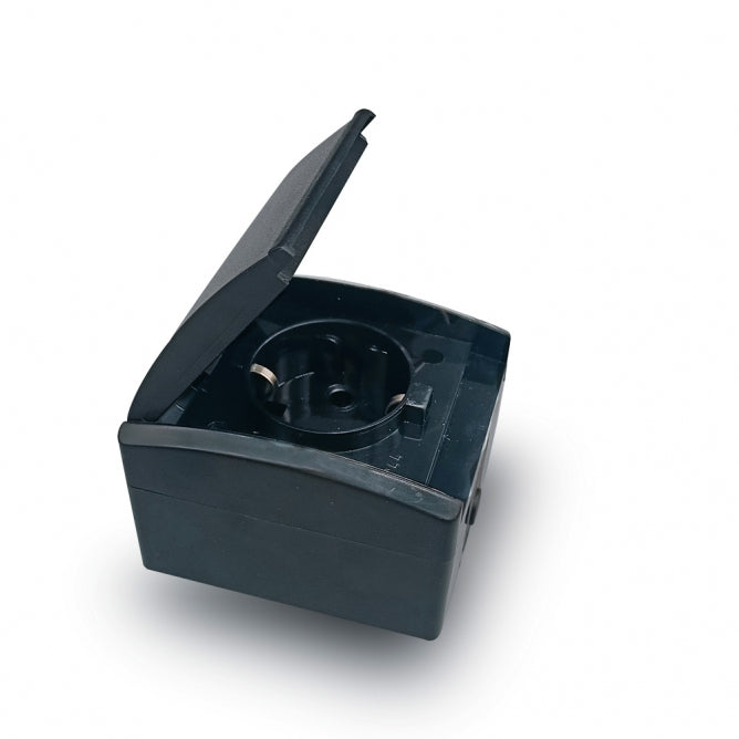 SUKO DVOPOLNA PRIKLJUCNICA CRNA OG IP44 501.03