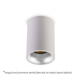 SVETILJKA JM-033 PLAFONSKA 1*GU10 IP20 BELA