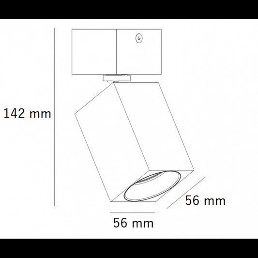 SVETILJKA JM-4065 PLAFONSKA 1*GU10 BELA IP20