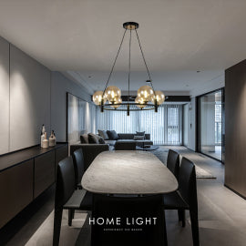 TALIA 2 LUSTER 6*G9 CRNA/BAKAR