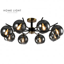 TALIA 32 LUSTER 8*E14 CRNA/BAKAR