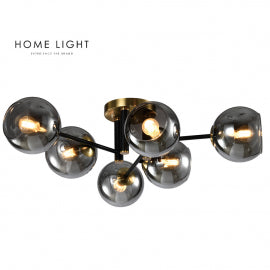 TALIA 36 LUSTER 6*E14 CRNA/BAKAR