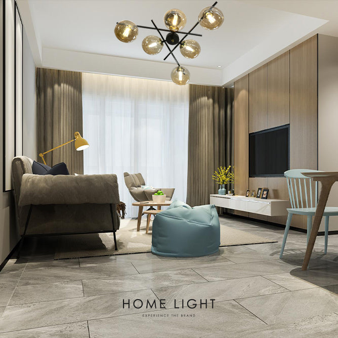 TALIA 41 LUSTER 6*G9 CRNA/BAKAR