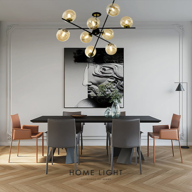 TALIA 42 LUSTER 9*G9 CRNA/BAKAR