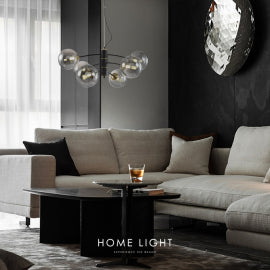 TALIA 49 LUSTER 6*G9 CRNA/BAKAR