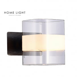 TALIA 55 ZIDNA LAMPA 1*E14 CRNA/HROM