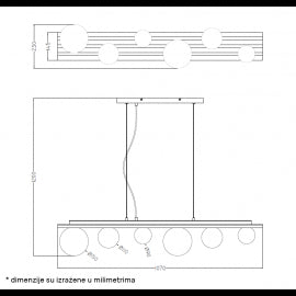 TALIA 64 LUSTER 6*G9 DRVO