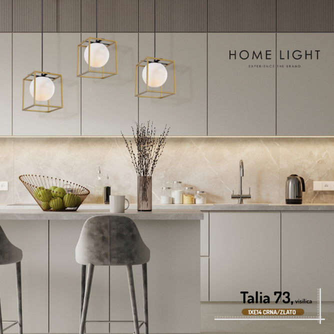 TALIA 73 VISILICA 1XE14 CRNA/ZLATO