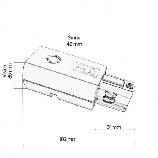 UVODNIK DESNI NAPONA ZA SINU BELI