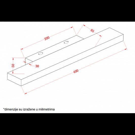 VESTA 142 ZIDNA LAMPA LED 8W 4000K IP44