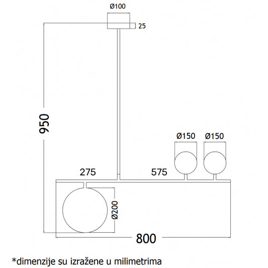 VESTA 306 LUSTER 1*E27+2*G9 MESING