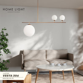 VESTA 306 LUSTER 1*E27+2*G9 MESING