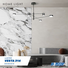 VESTA 314 LUSTER 33W 3000K CRNA