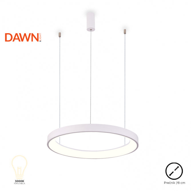 VESTA 365 VISILICA LED 60W 3000K BELA (O 780 mm)