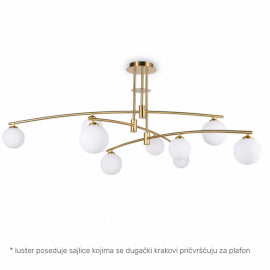 VESTA 377 LUSTER 9*G9 MESING