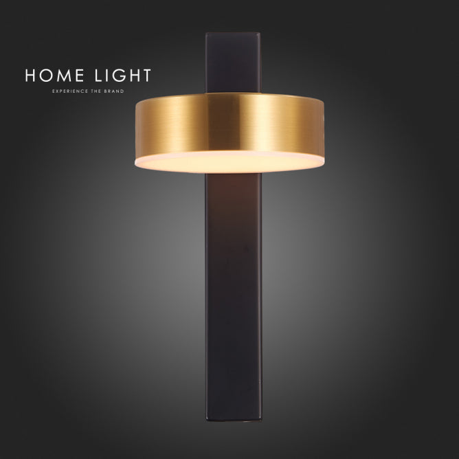 VESTA 391 ZIDNA LAMPA 7W 3000K MESING/CRNA