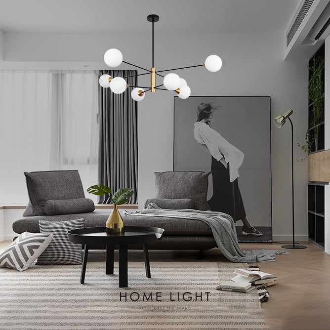 VESTA 393 LUSTER 8*G9 MESING+CRNA