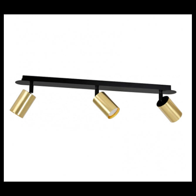 VESTA 414 SPOT 3*GU10 MESING/CRNA